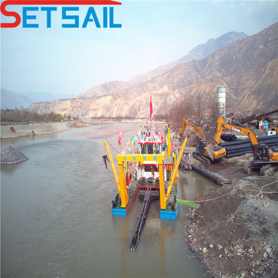방글라데시의 46m 26inch Cutter Suction Sand Dredger Cummins 디젤 엔진으로 구동되는