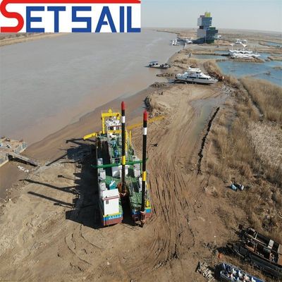 3800.00cm * 750.00cm * 200.00cm 커민스 디젤 엔진 휠 버킷 모래 채굴용 드레거