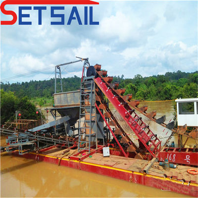 7.5-50kw 주입 펌프 전력 체인 버킷 강 금과 다이아몬드 광산 드래거 장비