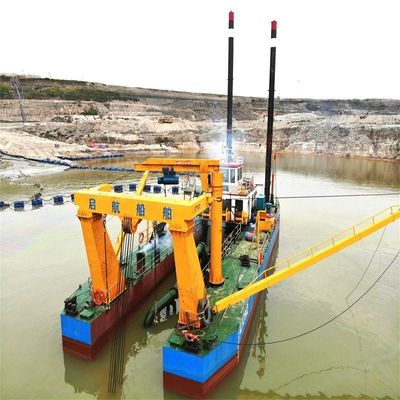 36000.000kg 패키지 총중량 컷어 헤드 및 진흙 펌프와 함께 강 모래 흡수 드래거