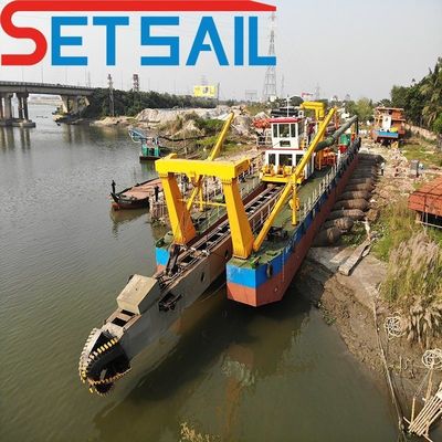 시멘스 PLC 디젤 컷터 수축 드래거 강 모래 최대 용량 6000m3/h