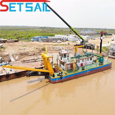 수압 운하 포트 드래거 커터 HDPE 모래 파이프 재료와 흡수 드래거