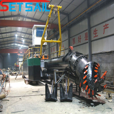 수압 운하 포트 드래거 커터 HDPE 모래 파이프 재료와 흡수 드래거