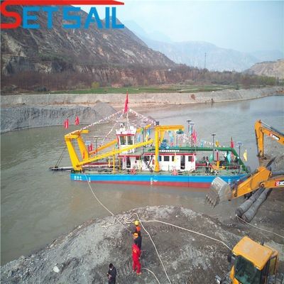 방글라데시의 46m 26inch Cutter Suction Sand Dredger Cummins 디젤 엔진으로 구동되는