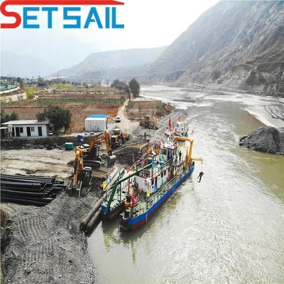 방글라데시의 46m 26inch Cutter Suction Sand Dredger Cummins 디젤 엔진으로 구동되는