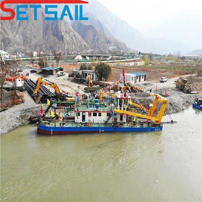 방글라데시의 46m 26inch Cutter Suction Sand Dredger Cummins 디젤 엔진으로 구동되는