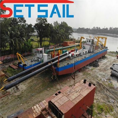 2380kw 주 엔진 전력 Setsail Sand Dredging Machine 추정 배달 시간