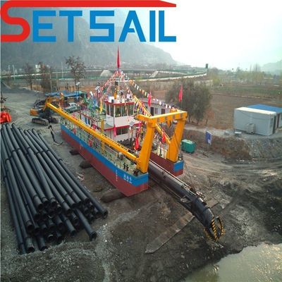 2380kw 주 엔진 전력 Setsail Sand Dredging Machine 추정 배달 시간