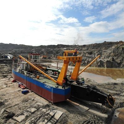 895 kW 주 엔진 전력 18 인치 절단 수압 제어 시스템과 흡수 모래 드래거