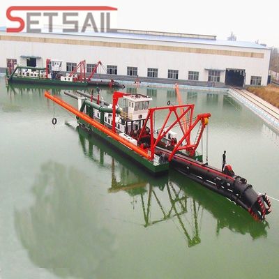 170 kW 디젤 파워 커터 모래 펌프 수류 3500m3 18 인치