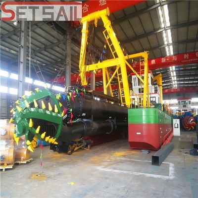895 kW 31 미터 컷터 수식 드레거 디젤 엔진 전력 및 18 인치 모래 펌프