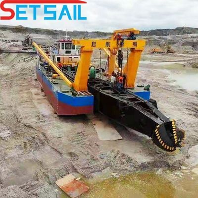 총 무게 28-1000t 12 인치 디젤 엔진 컷러 흡수 썰매 기계 모래