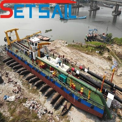 230000.000kg 스톡 컷터 수액 드래거 디젤 엔진 전력 및 15m 드래거 깊이
