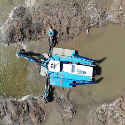 양서류 절단 수축 파고기 및 크롤러 40000.000kg 패키지 총 무게