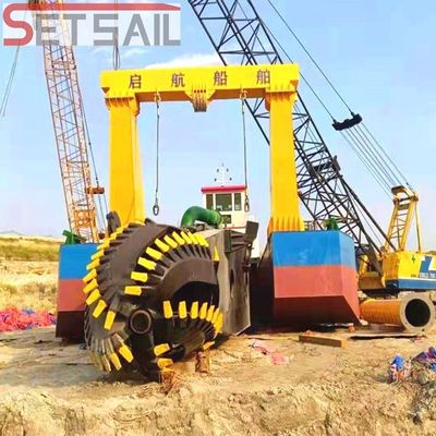 18 인치 전기 전력 모래 파고기 54m 머리와 582kw 보조 엔진 전력