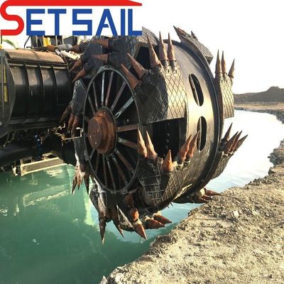 200mm-800mm 배charge 파이프 지름 바퀴 버킷 PLC 제어 시스템으로 모래 드레거