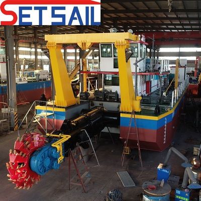 휠 버킷 하천 샌드 드레거 HDPE 파이프 및 렉스트로 수압 시스템 제어
