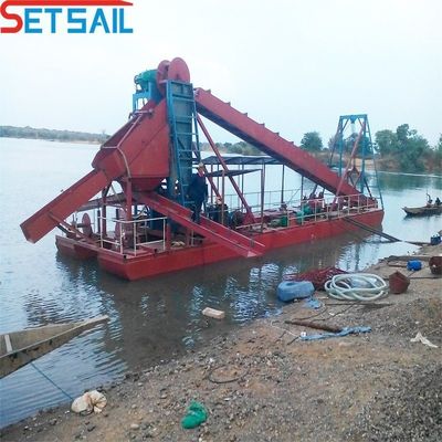 4kw X 3-10kw X3 마이그레이션 장치와 맞춤 버킷 체인 금 채굴 드레거