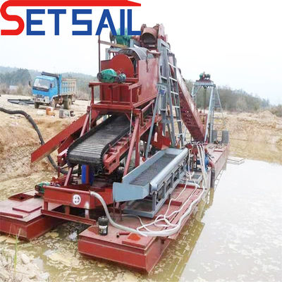 체인 버킷 강 모래 채굴 4kw X 3-10kw X3 마이그레이션 장치