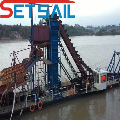 5.5kw-20kw 드럼 스크린 전력 체인 버킷 시장에 금과 다이아몬드 광산 장비