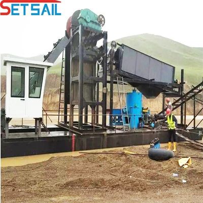60m3-300m3 용량 풀 체인 버킷 다이아몬드 드레거 호수 맞춤형 디자인