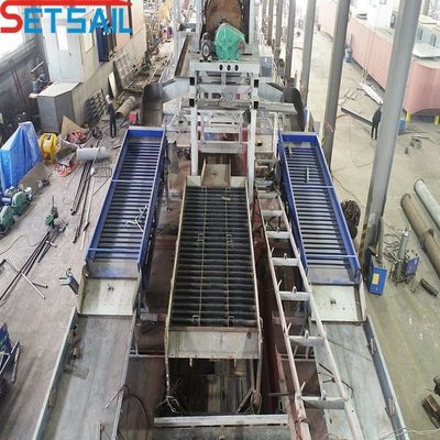 95kW-260kW 전기 전력 체인 버킷 금 및 모래 드레거 23m-49m 선체 차원