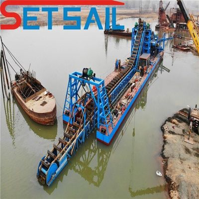 180000.000kg 총중량 패키지 다이아몬드를 위한 하천 체인 버킷 광산 기계