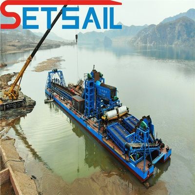 180000.000kg 총중량 패키지 다이아몬드를 위한 하천 체인 버킷 광산 기계
