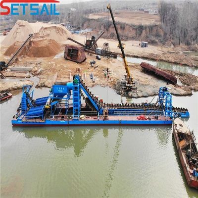 사이클론 타입 Cast Iron Cyclone Chain Bucket River Sand Gold Dredge for Congo Diamond (공화국 다이아몬드 용)