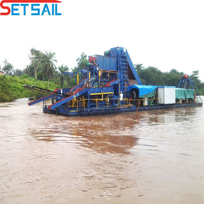 사이클론 타입 Cast Iron Cyclone Chain Bucket River Sand Gold Dredge for Congo Diamond (공화국 다이아몬드 용)