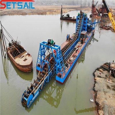 사이클론 타입 Cast Iron Cyclone Chain Bucket River Sand Gold Dredge for Congo Diamond (공화국 다이아몬드 용)