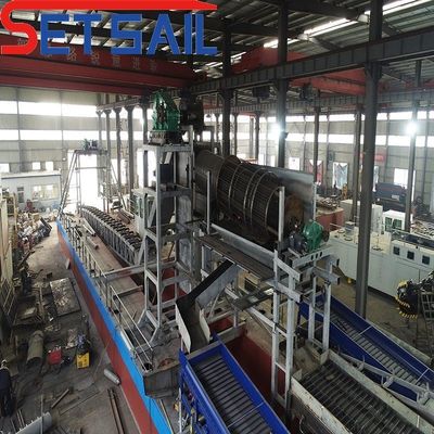 체인 버킷 리버 금 기계와 조화 찌꺼기 및 더름 스크린 전력 5.5kw-20kw