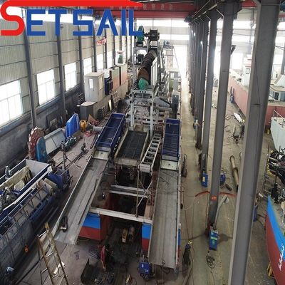 체인 버킷 리버 금 기계와 조화 찌꺼기 및 더름 스크린 전력 5.5kw-20kw