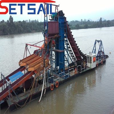 주사 펌프 전력 7.5kw-50kw 체인 버킷 강 금과 다이아몬드 광산 장비