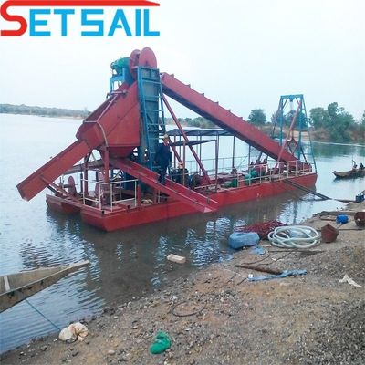 CTD 슬롯 타입 체인 버킷 금과 다이아몬드 광산 용기 23m-49m 크기의 선체