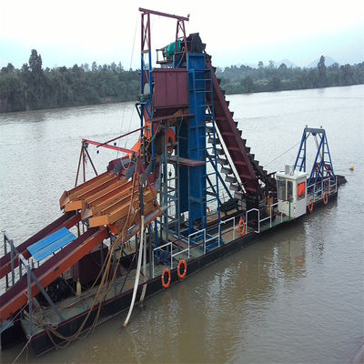 Setsail Chain Bucket River Gold Diamond Dredger for Congo by Professional (세세일 체인 버킷 리버 금 광업 다이아몬드 드레거)
