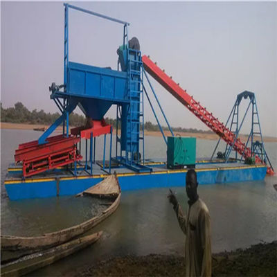 Setsail Chain Bucket River Gold Diamond Dredger for Congo by Professional (세세일 체인 버킷 리버 금 광업 다이아몬드 드레거)