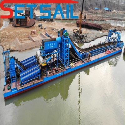 리프팅 모터 전력 7.5kw-100kw 강 광산 금 다이아몬드 장비 체인 버킷