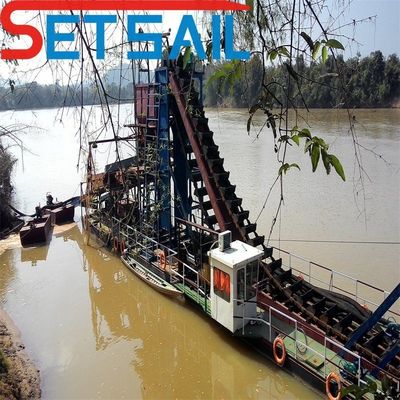 5.5kW-20kW 덤 스크린 전력 체인 버킷 강 광산 금을 위한 드래거