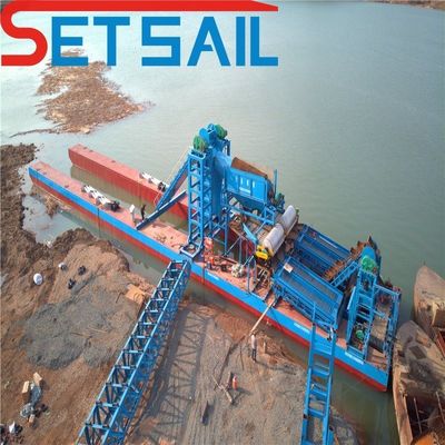 200톤 / H 체인 버킷 금과 다이아몬드 드래거 주입 펌프 전력 7.5kw-50kw
