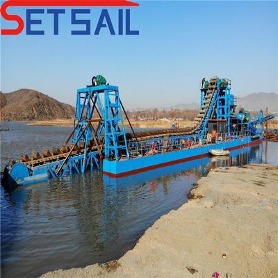 7.5-50kw 주입 펌프 전력 체인 버킷 강 금과 다이아몬드 광산 드래거 장비