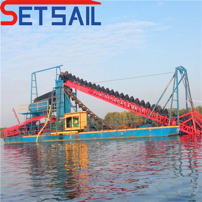 7.5-50kw 주입 펌프 전력 체인 버킷 강 금과 다이아몬드 광산 드래거 장비