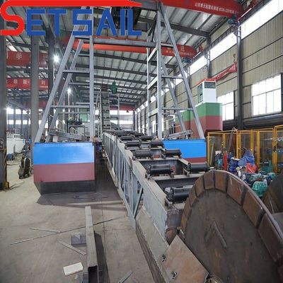 7.5-50kw 주입 펌프 전력 체인 버킷 강 금과 다이아몬드 광산 드래거 장비