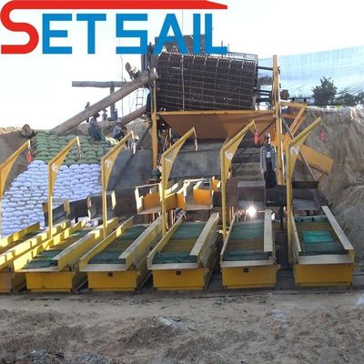 50-500톤 용량 원심 분기 전력 7.5-50kw 조화 빗자루로 금 광산 기계