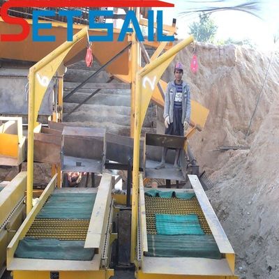 50-500톤 용량 원심 분기 전력 7.5-50kw 조화 빗자루로 금 광산 기계