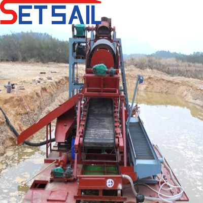 10T 드럼 스크린 전력 10kw-50kw 고 용량 금 및 다이아몬드 채굴용 기계
