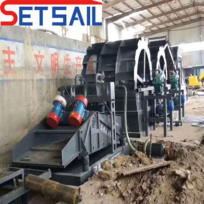 200-300t/h 전기 모터 힘 물 바퀴 모래 기계 장수 후 판매 서비스