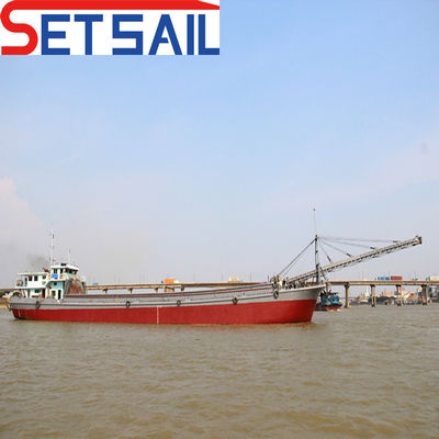 스틸 허크 500t 최대. 로딩 용량 PLC 시스템과 함께 강 모래 운송 보트