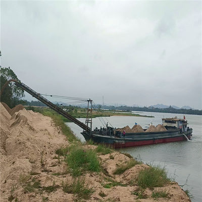 155t-600t 배량 강 모래 운반 보트 자발 방출 컨베이어