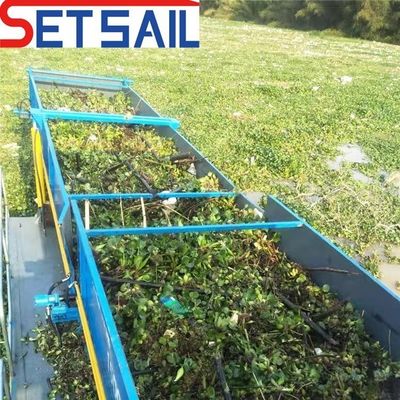 3m-6m 절단 너비 선체 너비 Setsail 잡초 모기기와 떠있는 쓰레기 수집기